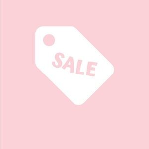 Pink Sale Tag